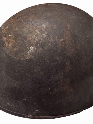 British motorcycle helmet used, World War II