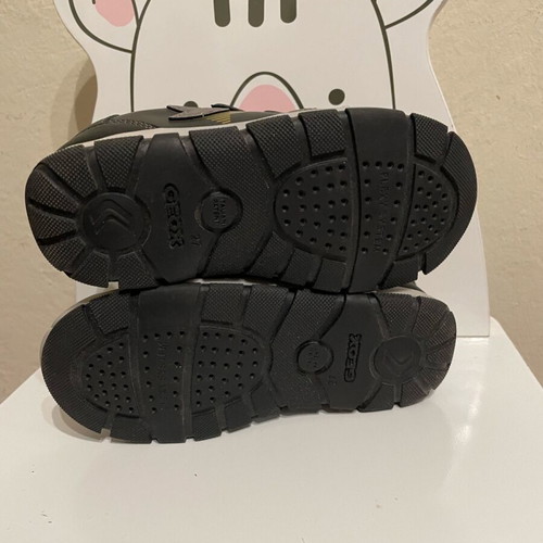 Geox kids sneakers new, black-gray, size 27