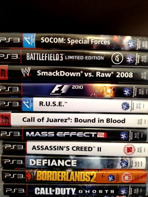 PS3 game bundle, 11 games