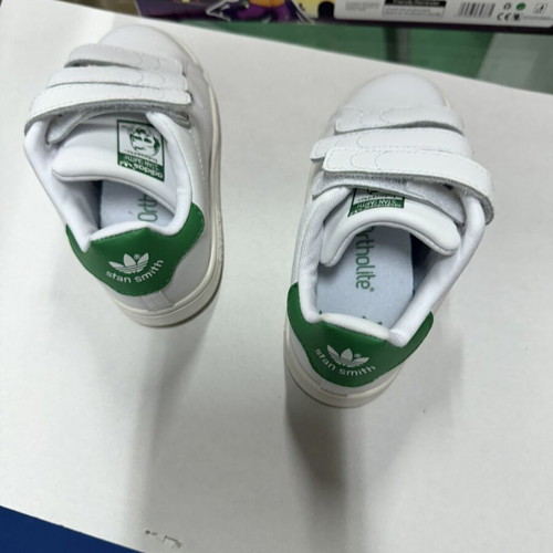 Adidas Stan Smith CF I kids' athletic shoes used, multicolor, size 27