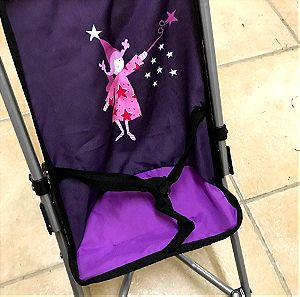 Καροτσάκι BAYER DESIGHN  παιχνίδι σπαστό μωβ με αποθηκευτικούς χώρους, Split  toy purple stroller