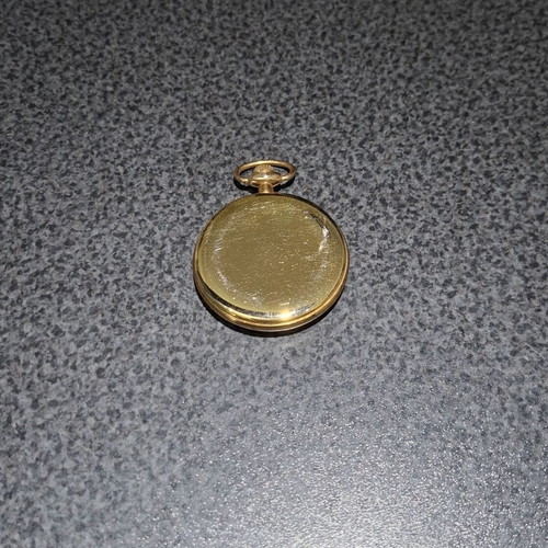 Vintage Cassali Quartz Pocket Watch used, gold tone, retro style