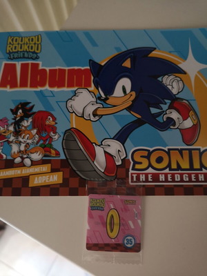 KoukouRoukou Sonik Sticker Number 35 with New Album