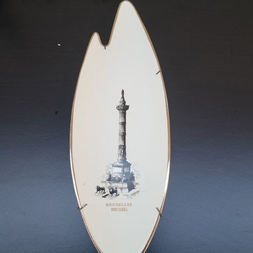 Vintage decorative plate from Belgium like new, 30x10 cm