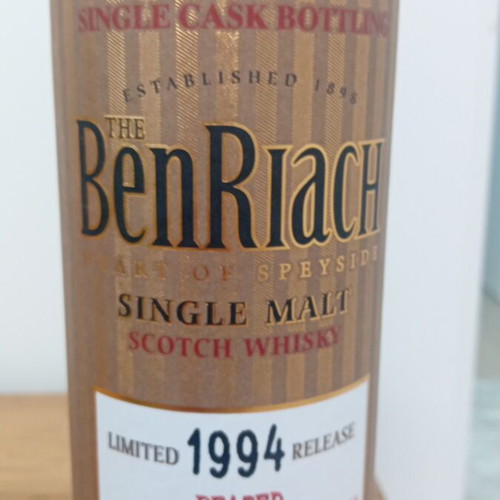 BenRiach 19 Year Old 1994 Peated Single Malt Whisky new