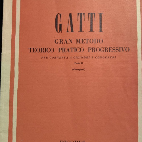 GATTI Trumpet Method I-II-III new, complete series