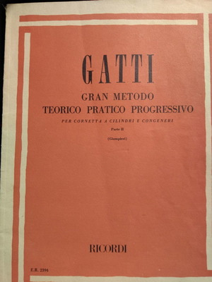 Μέθοδος τρομπέτας GATTI Ι-ΙΙ-ΙΙΙ καινούργια