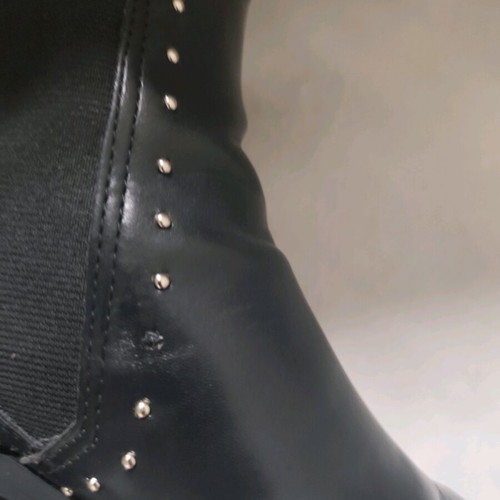 Stradivarius black ankle boots size 38 used