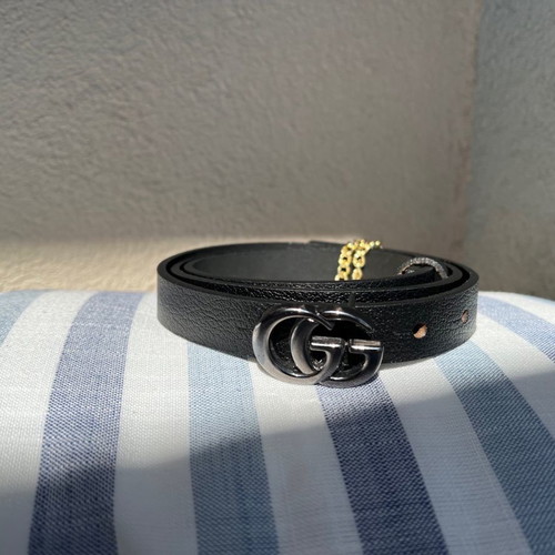 GG belt new, genuine leather, black, size 100