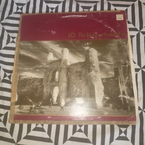U2 The Unforgettable Fire vinyl record 1984 UK pressing