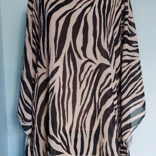 Creme Fraiche tunic animal print like new XL-3XL