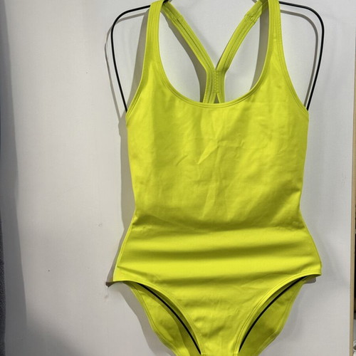 H&M Move Neon Yellow One-Piece Swimsuit like new
