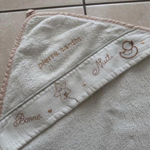 Baby towels used, set of 4, 100% cotton
