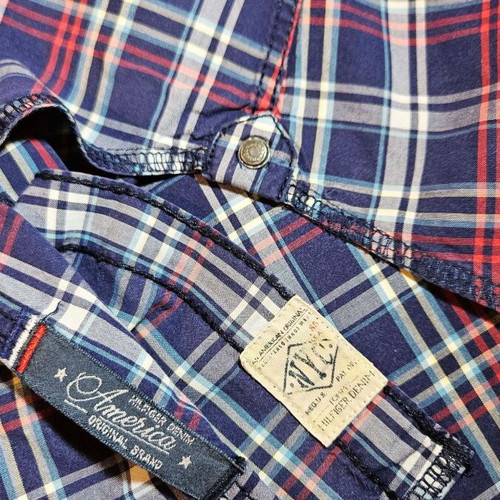 Hilfiger Denim men's checked shirt size M used