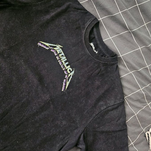 Metallica Stadium T-shirt men's XS like new, black multicolor