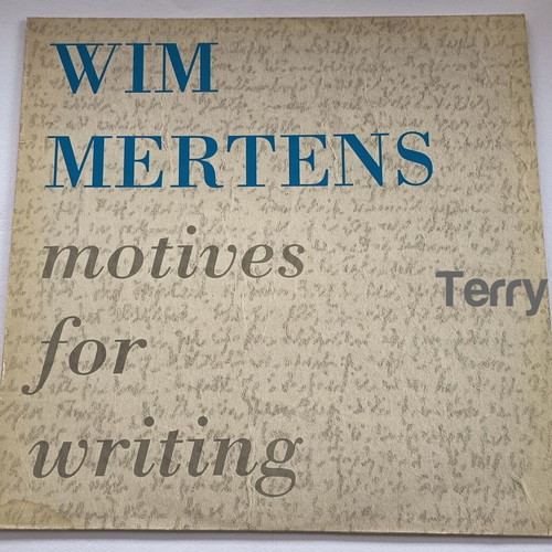 Wim Mertens Motives For Writing vinyl used, classical music