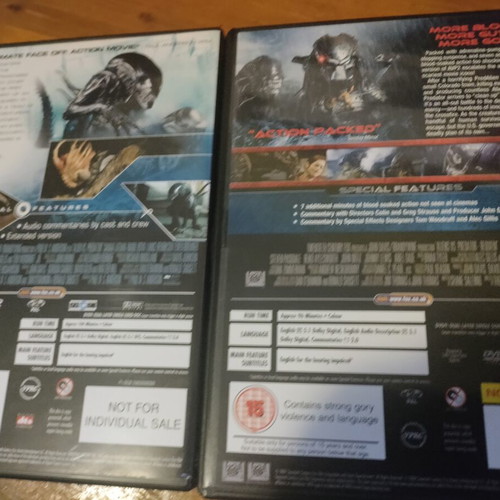 AvP Alien vs Predator 2 Movie Boxset used, DVD