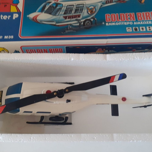 Golden Bird Mister P Rescue Helicopter new