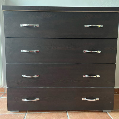 Bedroom set 160 x 200 cm used (bed, mattress, 2 nightstands, vanity set)