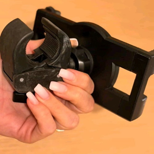 Motorcycle mount like new with extra rubber for safety