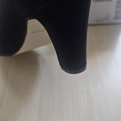 Gabor leather shoes Nabuk new, size 38, 5cm heels