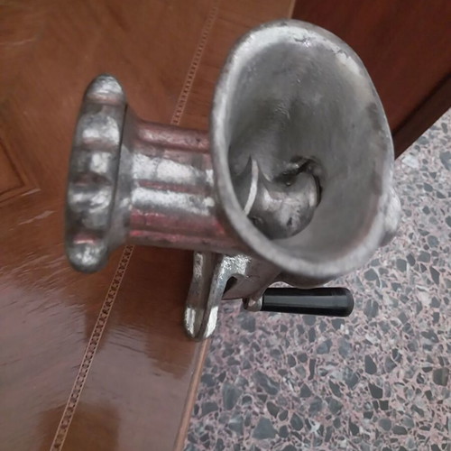 Soviet antique meat grinder used