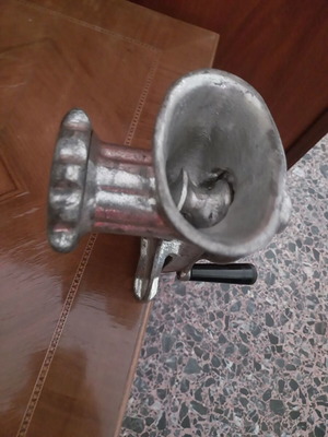 Soviet antique meat grinder used