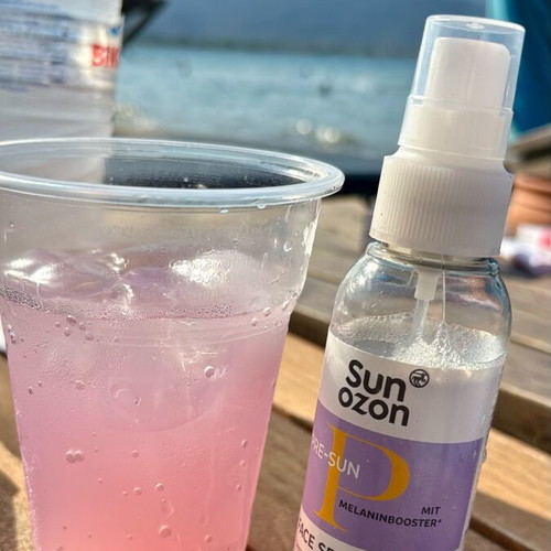 SUN OZON Pre-Sun Face Spray with Melanin This is a delivery with boxnow!