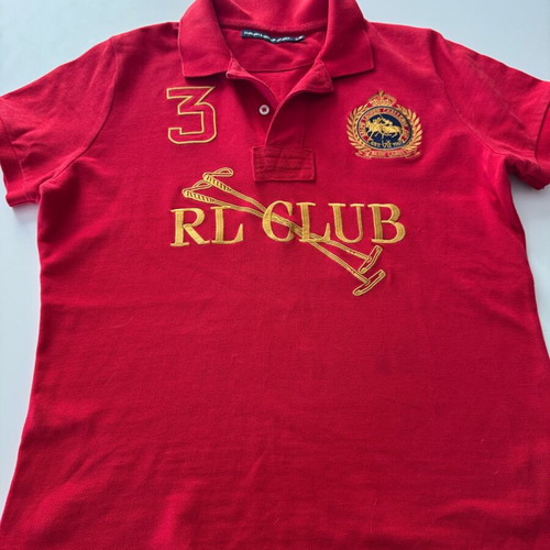 Polo Ralph Lauren shirt red like new, size large