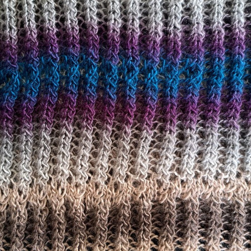 Knitted handmade cardigan new, multicolor, size M/L