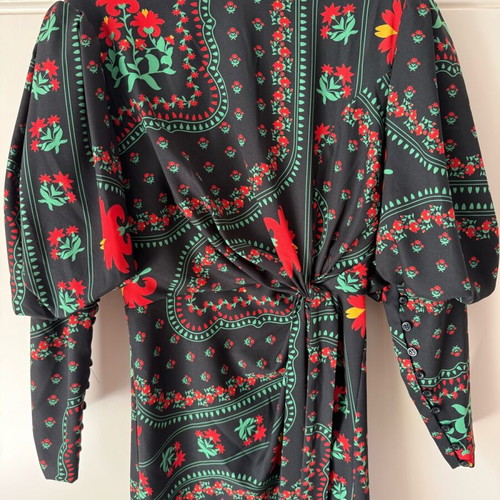Karavan mini dress new, size S with shoulder pads