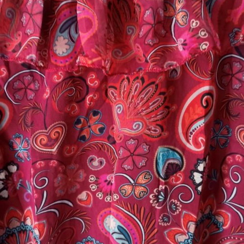 Polo Bonetta women's shirt like new, multicolor boho paisley