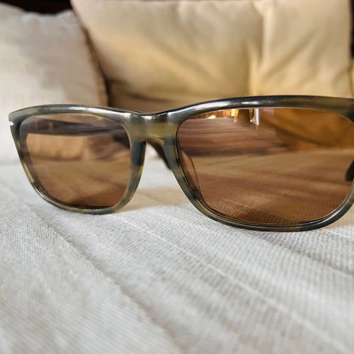 Calvin Klein sunglasses unisex, green acetate frame, prescription lenses