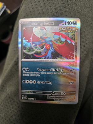 Roaring Moon Holo card new