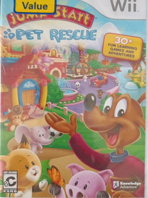 Jump Start Pet Rescue Wii game NTSC