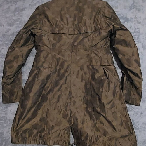 Damo women's waterproof coat new, green and gold, size M