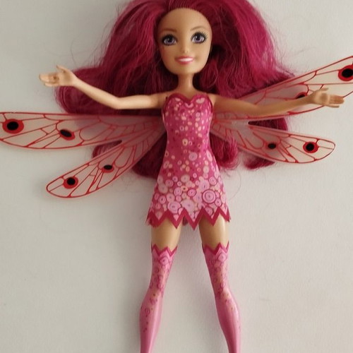 Mia and Me Yuko Fairy Dress doll used