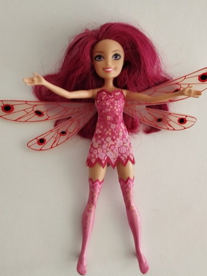 Mia and Me Yuko Fairy Dress doll used