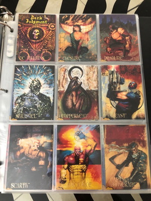 DC Villains Card Set 89+5 κάρτες Gathering of Evil, Death of Superman, Zero Hour mint