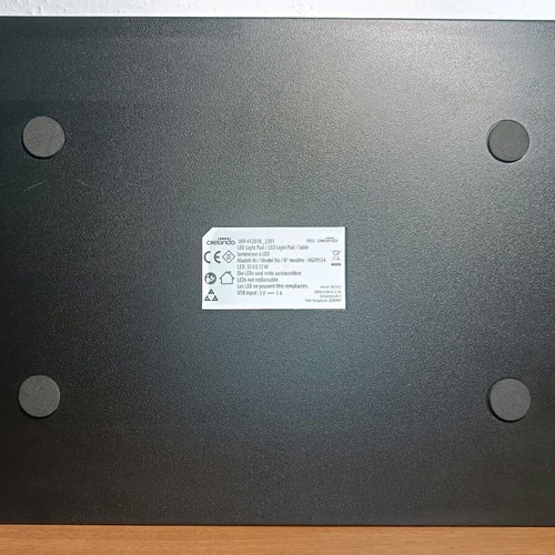 Artistic LED tablet used