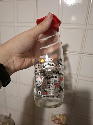 Glass bottles used, set of 3 pieces
