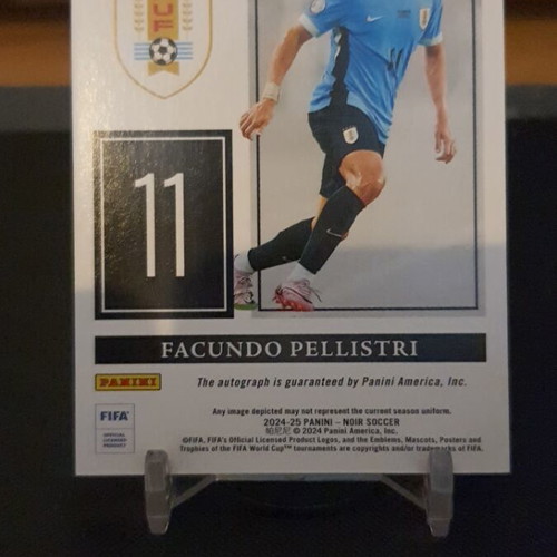 Panini Noir Soccer 2024-25 Facundo Pellistri Auto like new