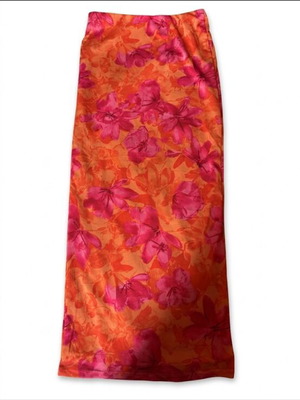 Shein long skirt with floral print, new, size M