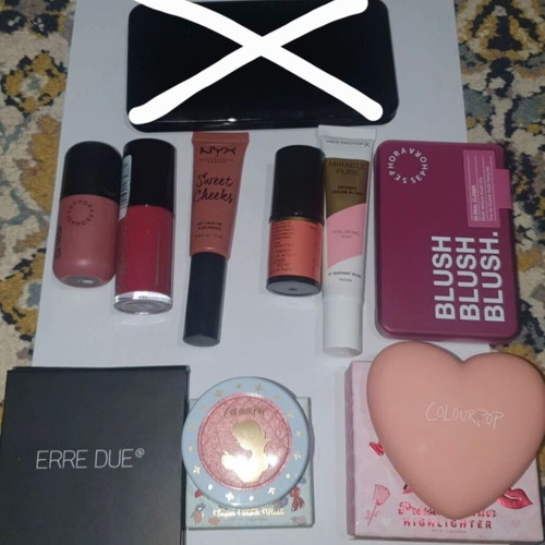 Blush Highlight Contour Bronzer Set 21 items used