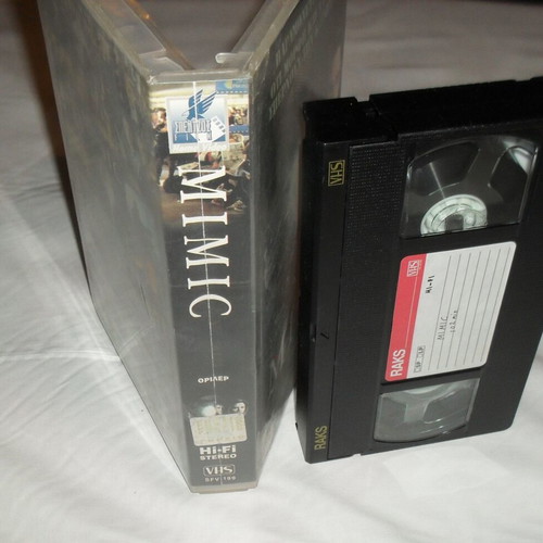 MIMIC VHS tape used with original cover and case