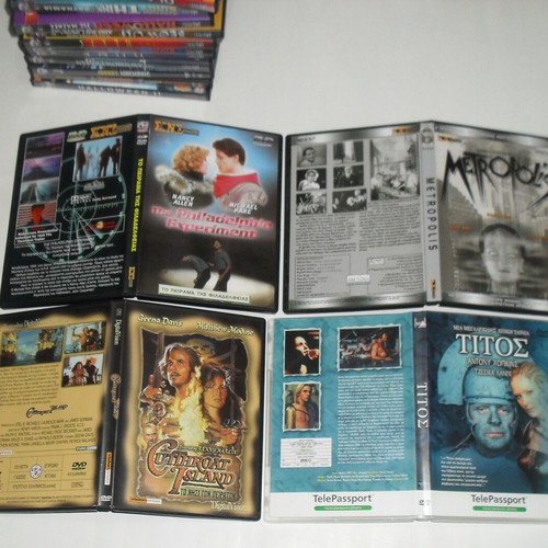 DVD Fan collection like new with Greek subtitles, pack of 16