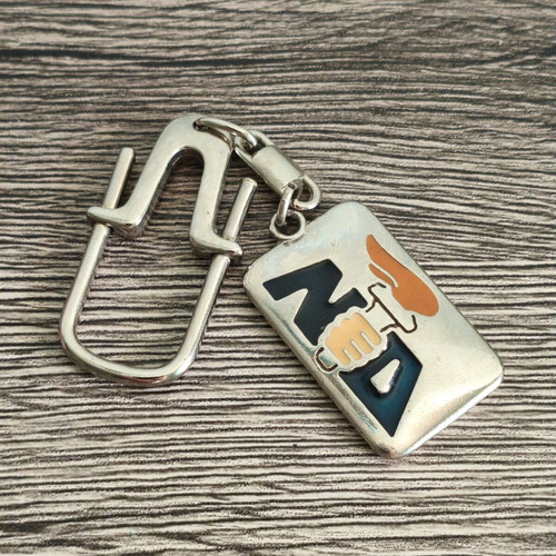 Vintage ND New Democracy Mitsotakis keychain