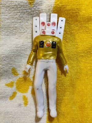 Skibidi Toilet Titan Clockman Gold Edition collectible figure like new