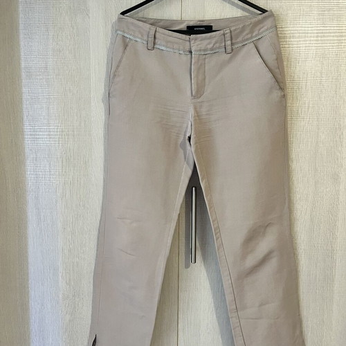 Stefanel women's pants used, size 40, gray and beige with pockets