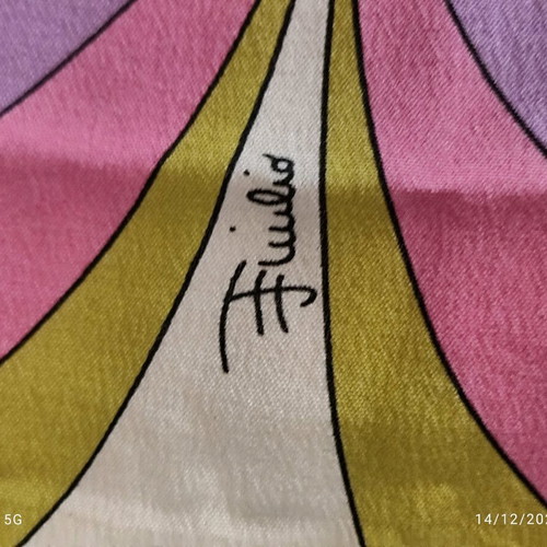 Emilio Pucci silk scarf multicolor like new vintage